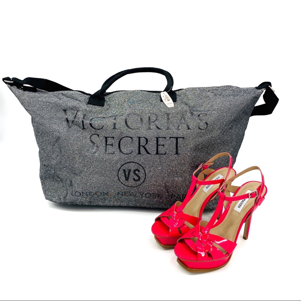 Victorias Secret Runway Glitter Weekend Duffel Bag - Picture 2 of 8